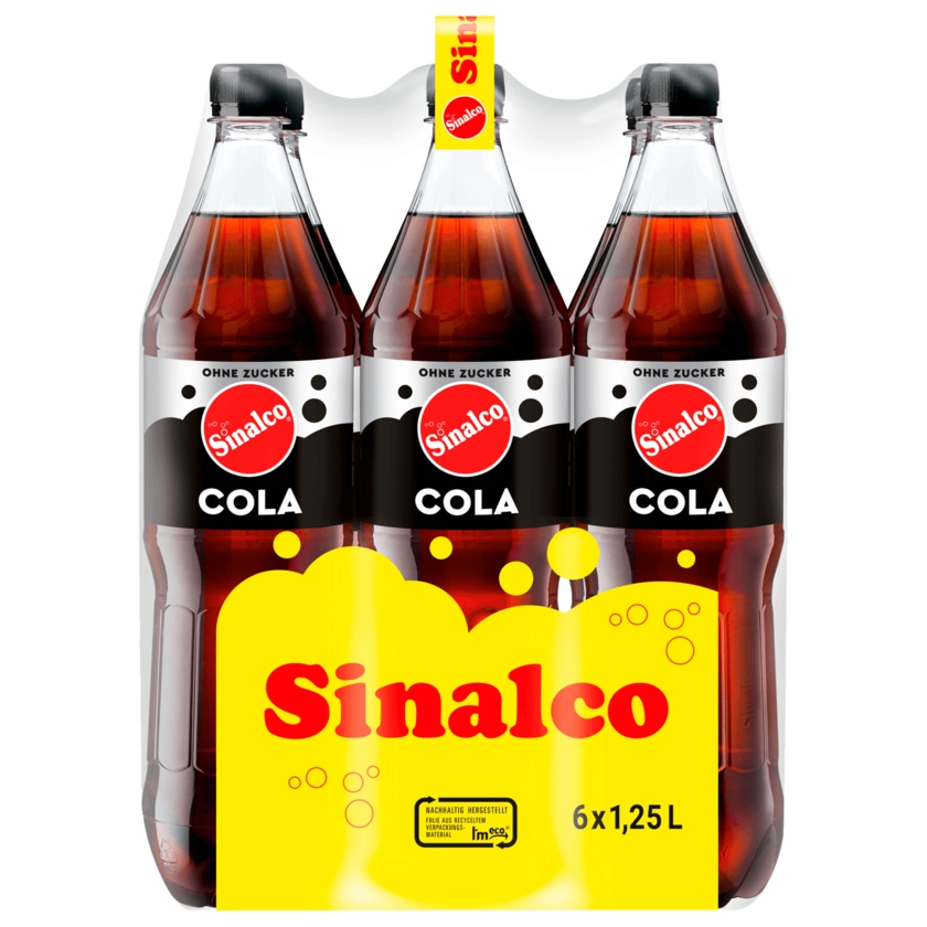 Sinalco Cola ohne Zucker 6x1,25l